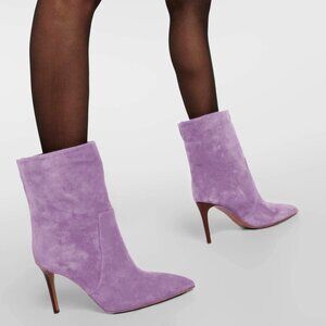 Paris Texas 85 suede ankle boots